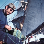 Zum Vergrößern auf das Bild klicken Auf der Schonerbark 'Gazela Primeiro'