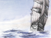 Zum Vergrößern auf das Bild klicken Schottisches Vollschiff